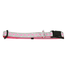 Hundehalsband Candy Reflektierend Pink L 35-50cm / 20mm