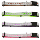 Hundehalsband Candy Reflektierend Pink XL 45-70cm / 25mm
