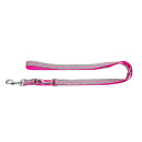 Führleine Candy 3-fach verstellbar Reflektierend Braun 20mm