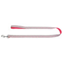 Hundeleine Nylonleine Candy Reflektierend Lila 25mm / 120cm