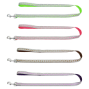 Hundeleine Nylonleine Candy Reflektierend Braun 15mm / 120cm