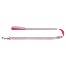 Hundeleine Nylonleine Candy Reflektierend Braun 15mm / 120cm