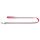 Hundeleine Nylonleine Candy Reflektierend Pink 15mm / 120cm