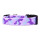 Hundehalsband Rosa-Lila-Silber 25mm 44-74cm Rosa/Lila/Silber