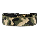 Hundehalsband Camouflage 20mm 34-54cm
