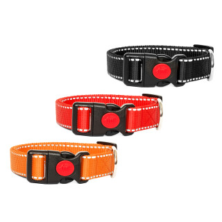 Dog Collar Reflective Red 24-34cm / 25mm