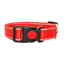 Hundehalsband Reflektierend Rot 44-74cm / 25mm