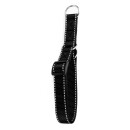 Reflektor Dressurhalsband mit Stoppring Schwarz 24-34cm / 25mm