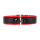 Lederhalsband aus Elchleder Hundehalsband Echtleder Halsband Rot 40cm / 25mm