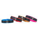 Lederhalsband aus Elchleder Hundehalsband Echtleder Halsband Rot 20cm / 12mm