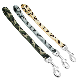 Capo corto mimetico 15 mm verde/nero/crema