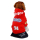D&D Hundepullover mit Kapuze Rot
