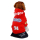 D&amp;D Hundepullover mit Kapuze Rot M (31 cm)