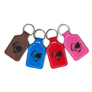 Leder Schlüsselanhänger mit Gravur Staffordshire Terrier