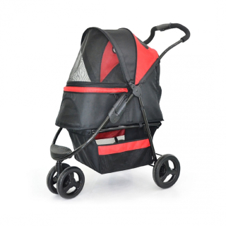 Pet Buggy/Tier Buggy schwarz/rot