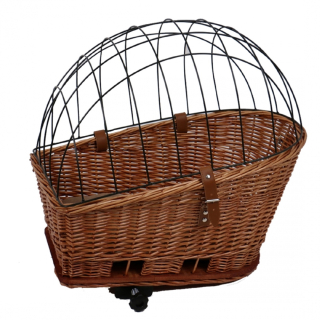 Cestino per bicicletta in vimini 35 x 55 x 49 cm portapacchi