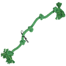Corda da gioco con nodo XXXXL verde
