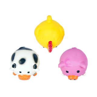 Mucca/maiale/pollo in lattice con squeaker