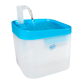 Fuente de agua potable con filtro de carbón activado