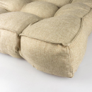 Cojín Duvo+ Quadri cuadrado beige