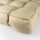 Cojín Duvo+ Quadri cuadrado beige