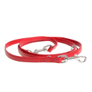 Correa para perro Duo Chic de polipiel roja