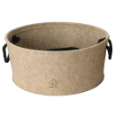 Felt basket beige FELT VAT