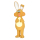 Interaktives Latex-Kaninchen Spielzeug für Hunde Mehrfarbig