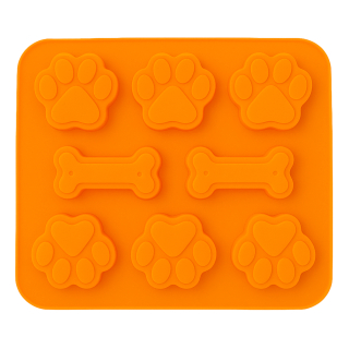 Silikonform für Hundeeis & Hundekekse 16 x18 cm